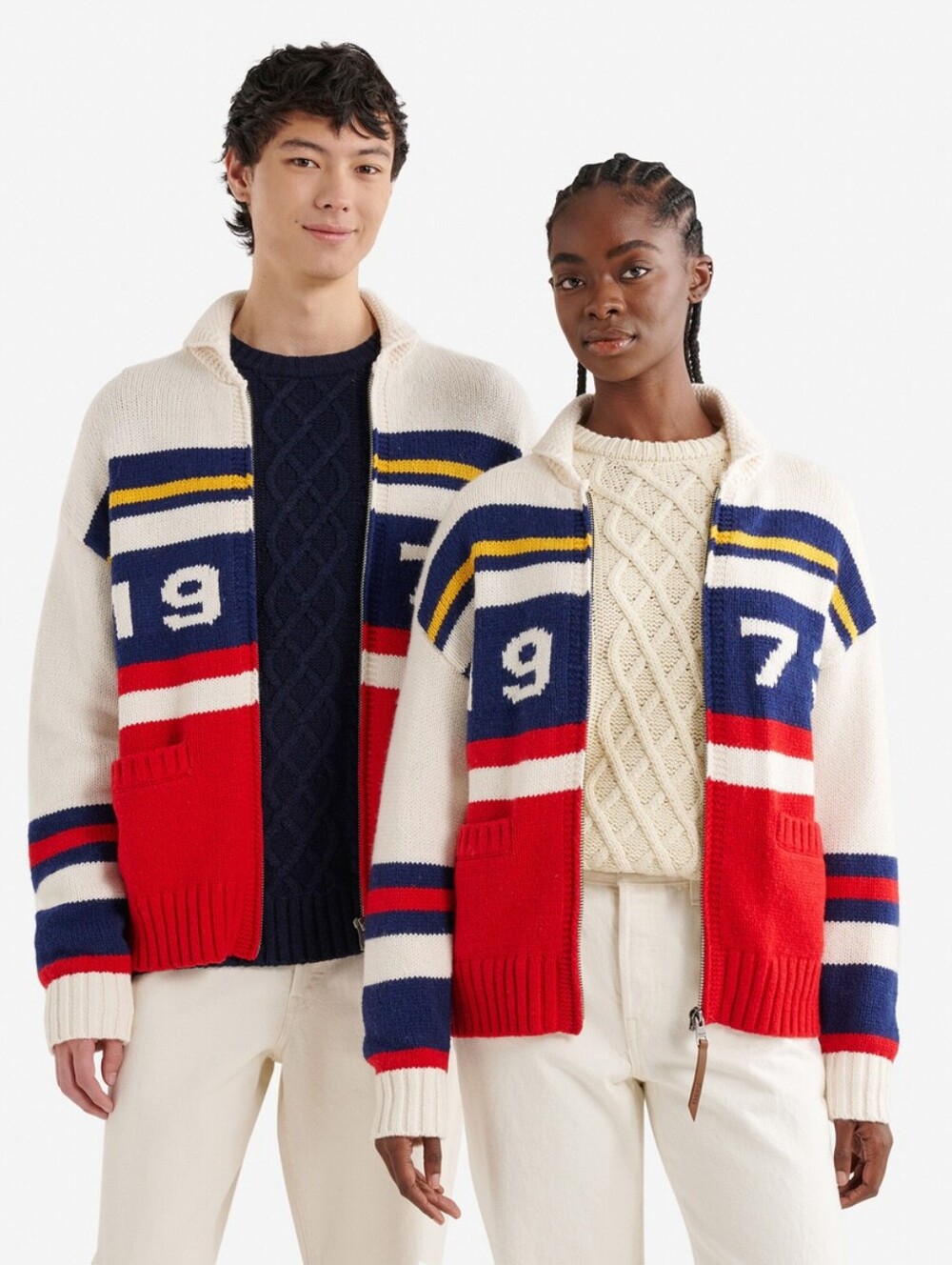 Roots Alpine Goods Curling Sweater Size S